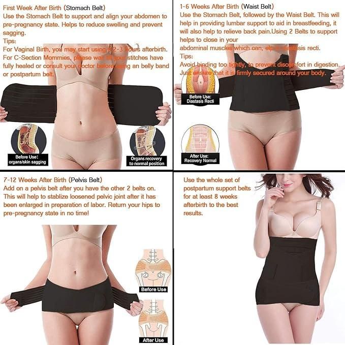 Postpartum Belly Support Belt – Back & Tummy Recovery After Delivery